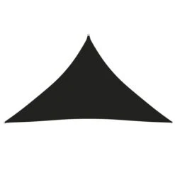 Voile De Parasol Tissu Oxford Triangulaire 4x4x5,8 M Noir