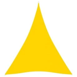 Voile De Parasol Tissu Oxford Triangulaire 4x5x5 M Jaune