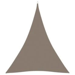 Voile De Parasol Tissu Oxford Triangulaire 4x5x5 M Taupe