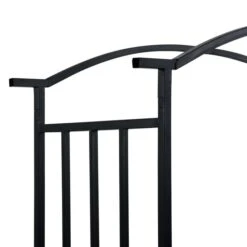 Voûte De Jardin Avec Banc Noir 128x50x207 Cm Fer -Mobilier De Jardin voute de jardin avec banc noir 128x50x207 cm fer 3666722179423 1218694