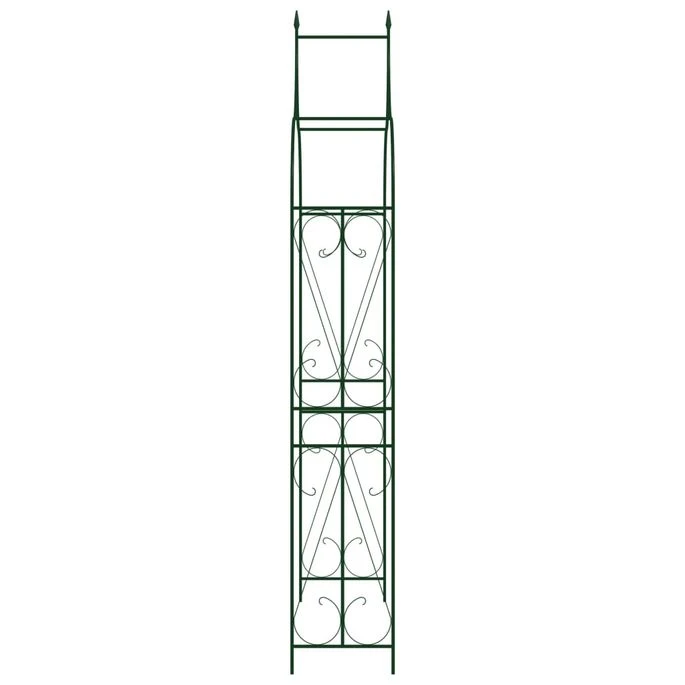 Voûte De Jardin Vert Foncé 120x38x258 Cm Fer 5 Voûte De Jardin Vert Foncé 120x38x258 Cm Fer – Image 3